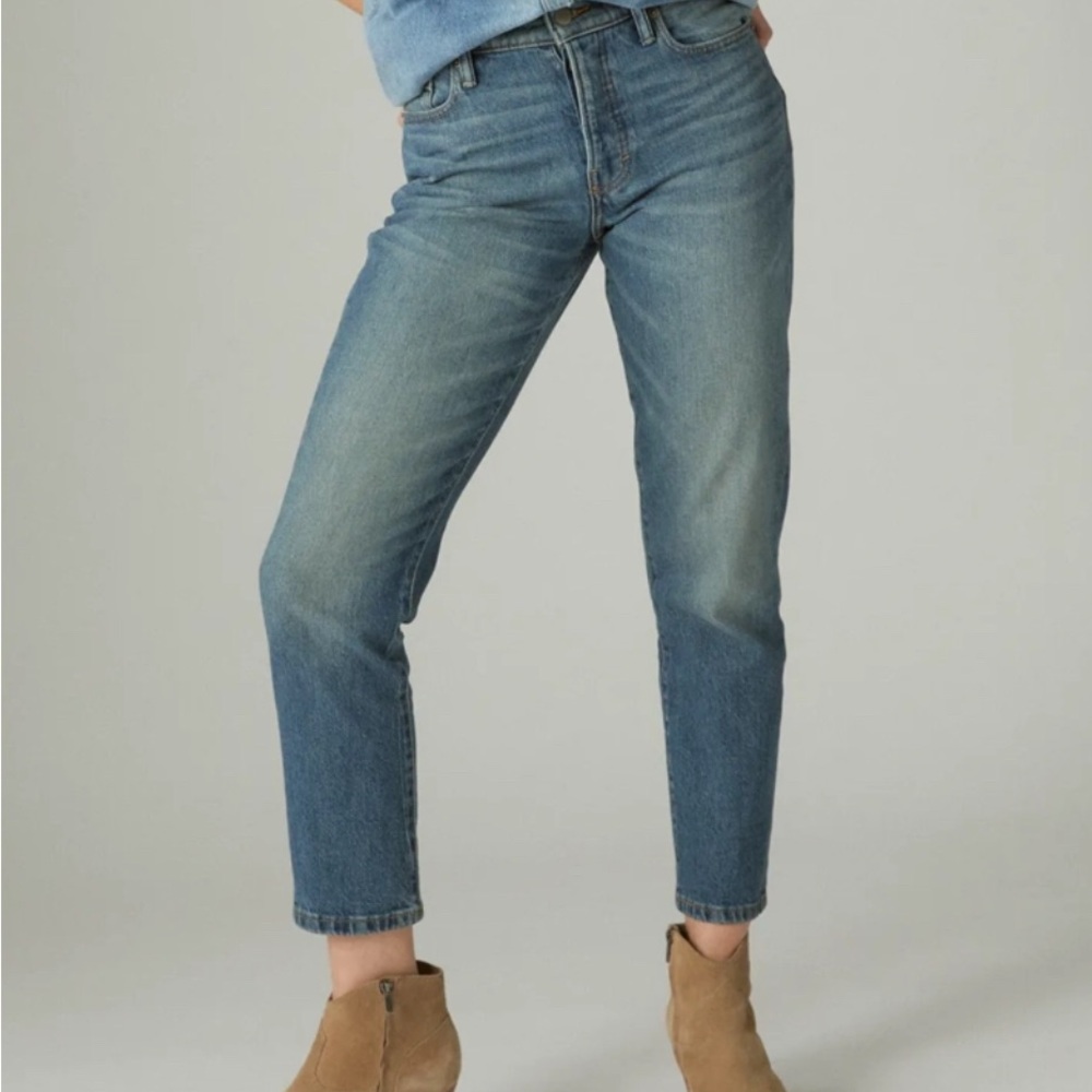 Lucky Brand Drew Tapered Mom Jeans 4/27A